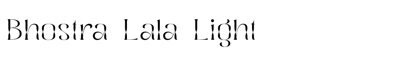 Bhostra Lala Light
